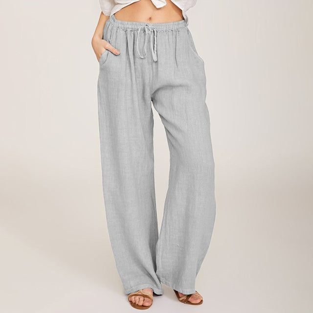 Enara - Pantalones Cómodos con Cuerda