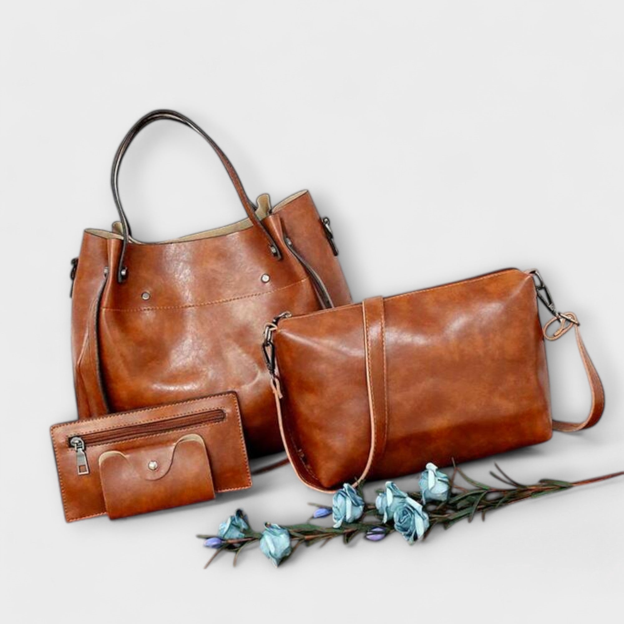 Azura - Conjunto de bolsas vintage de 4 piezas