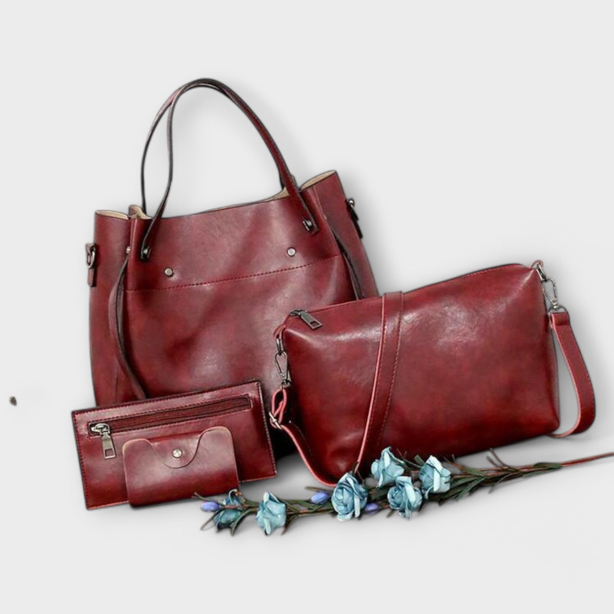 Azura - Conjunto de bolsas vintage de 4 piezas