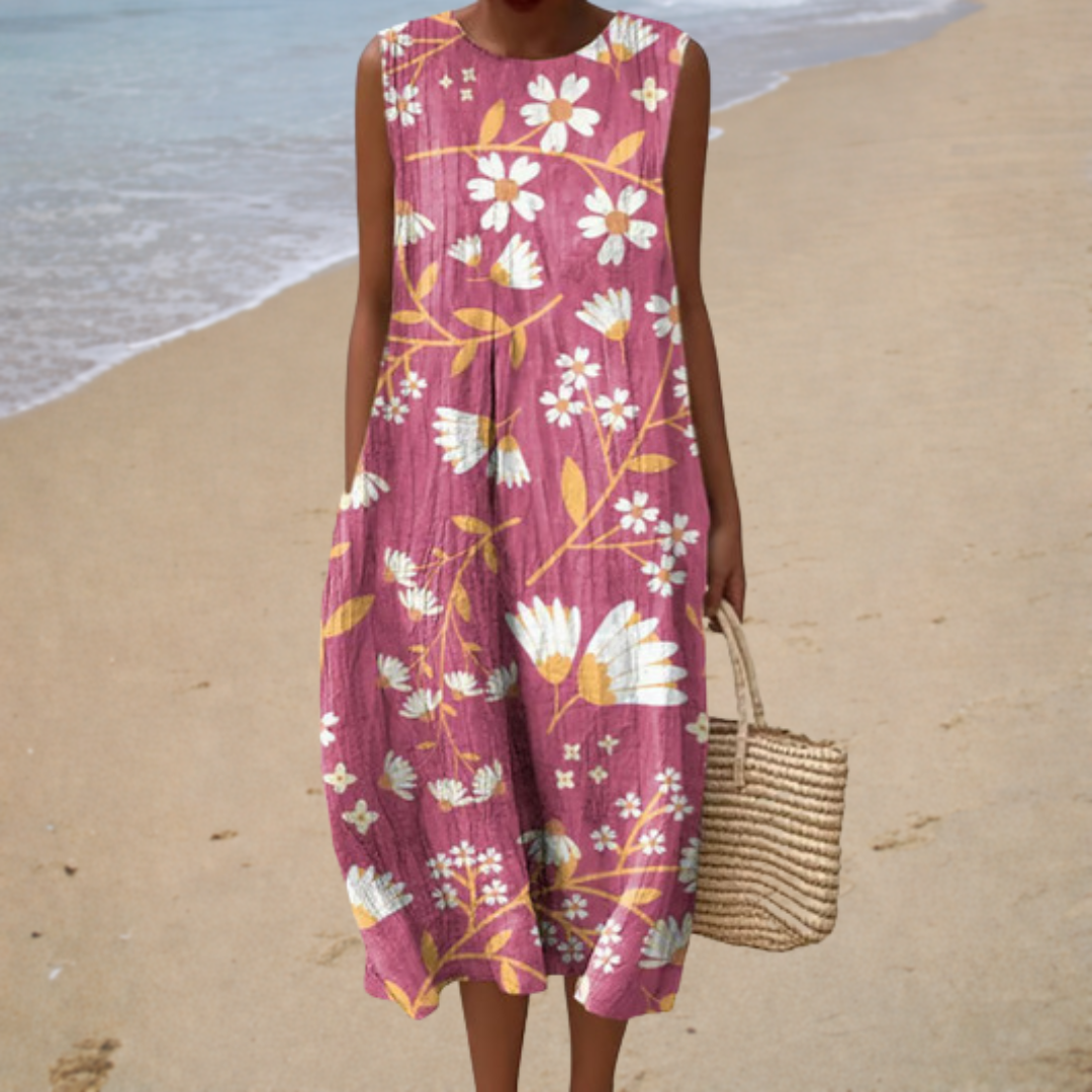 Vestido de Verano Cómodo Sin Mangas