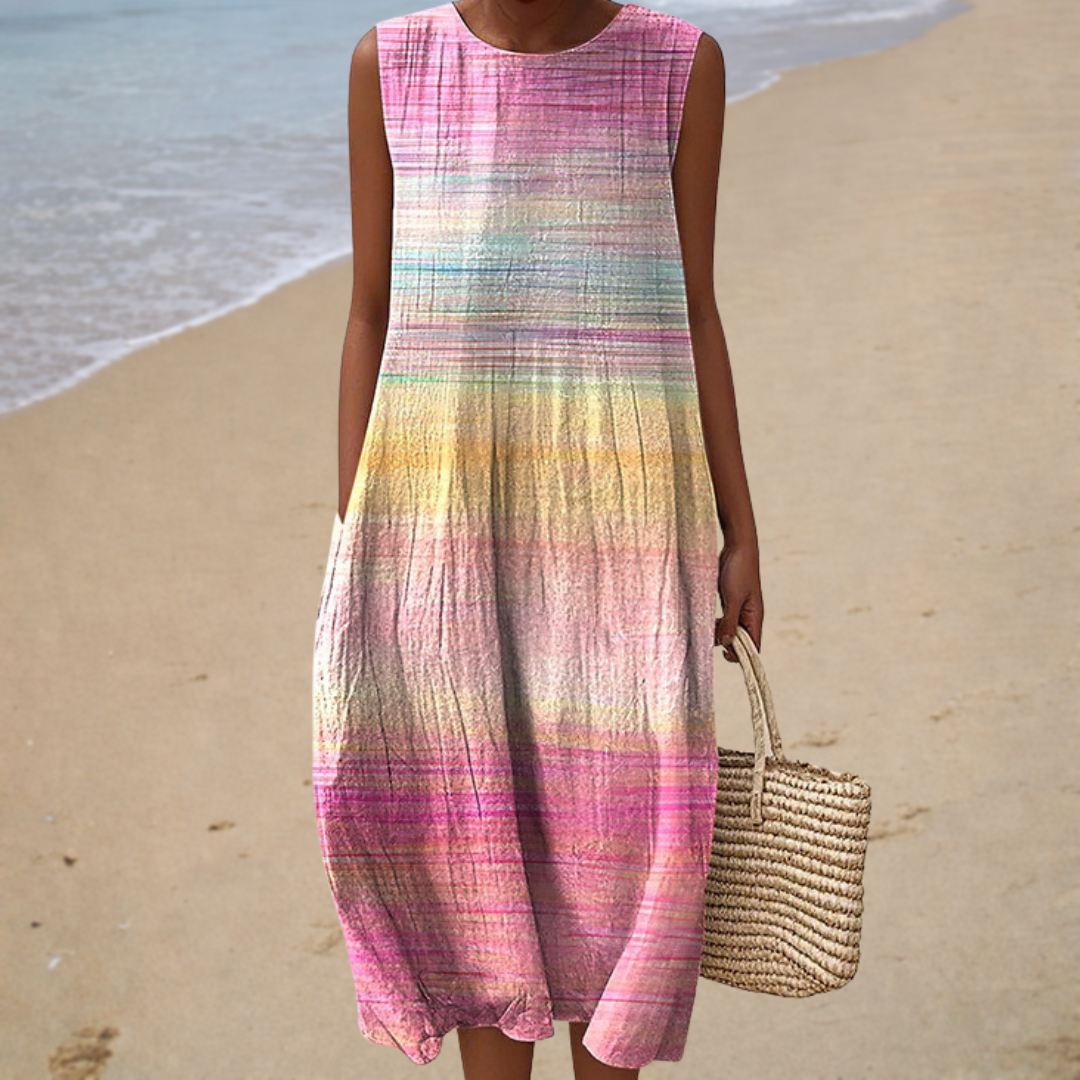 Vestido de Verano Cómodo Sin Mangas