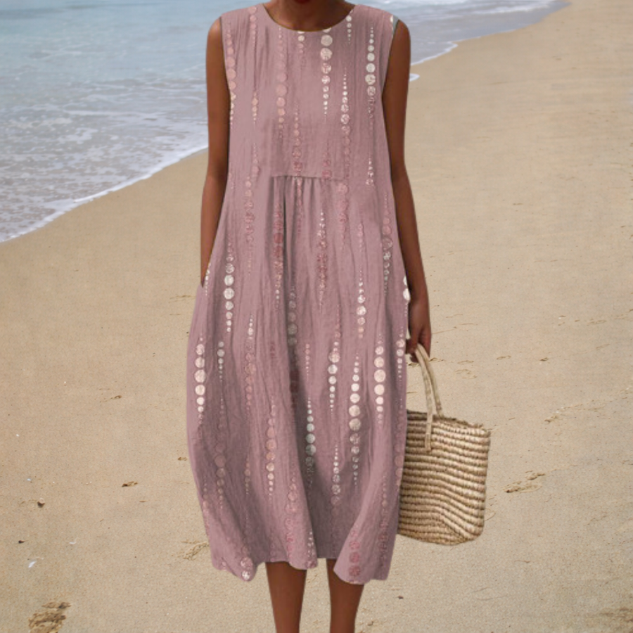 Vestido de Verano Confortable Sin Mangas