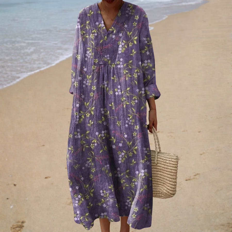 Vestido de Verano Estampado Favorecedor