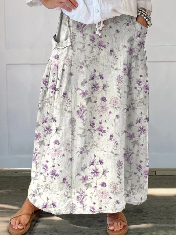 Falda Estampada Ligera